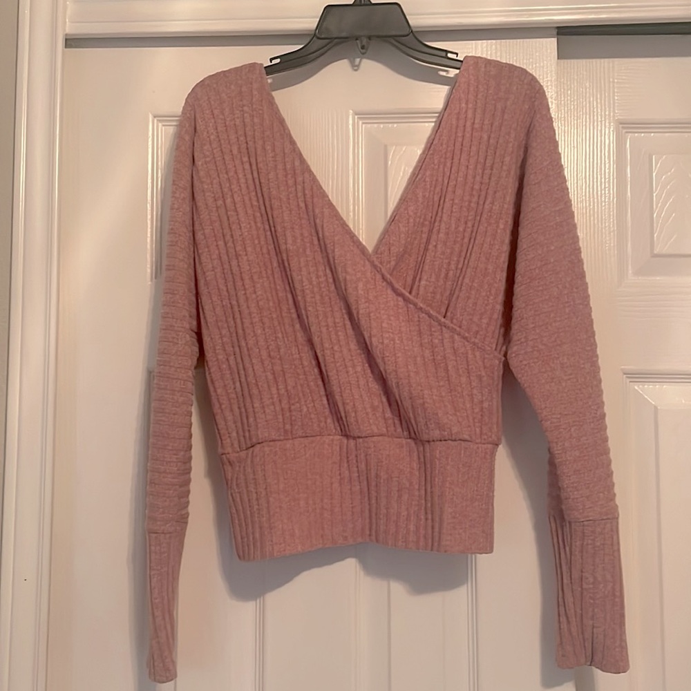 Express Crossover Sweater